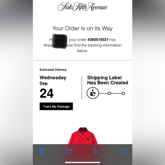 Boys Burberry Jacket - Picture 4 of 4